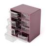 Purple drawers storage box