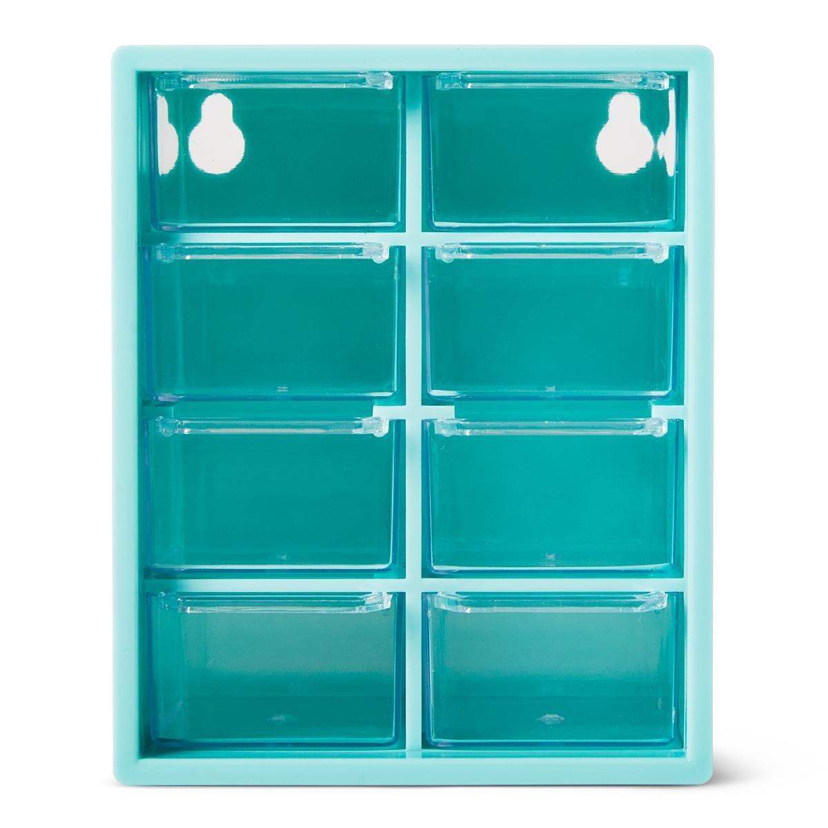 Turquoise drawers storage box
