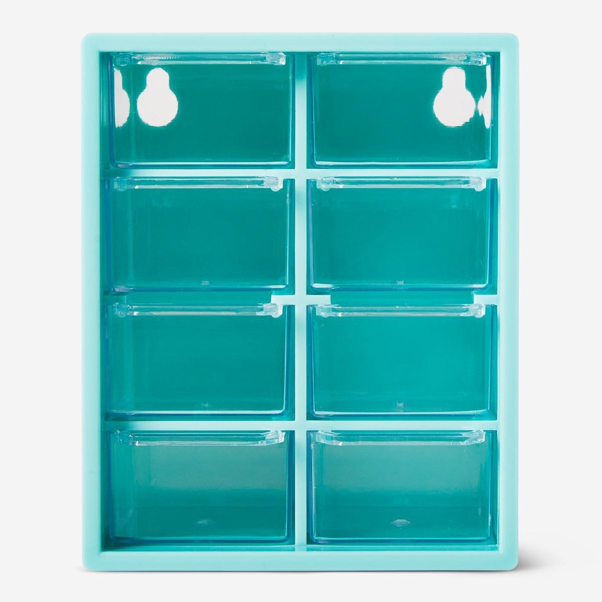 Turquoise drawers storage box