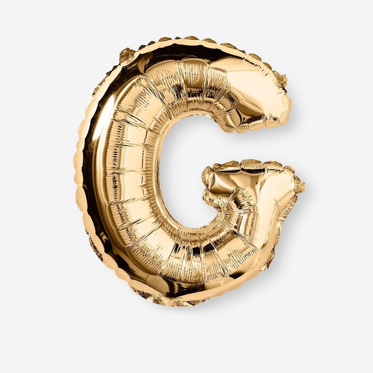 G shaped aluminium balloon