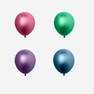 Purple metallic balloons