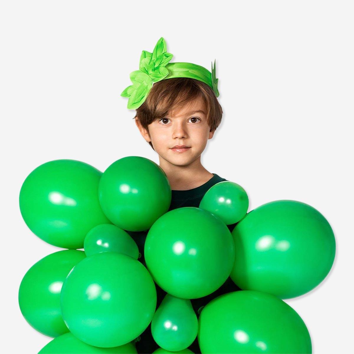 Green balloons