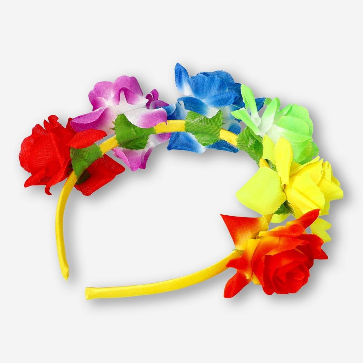 Multicolour flowers hairband