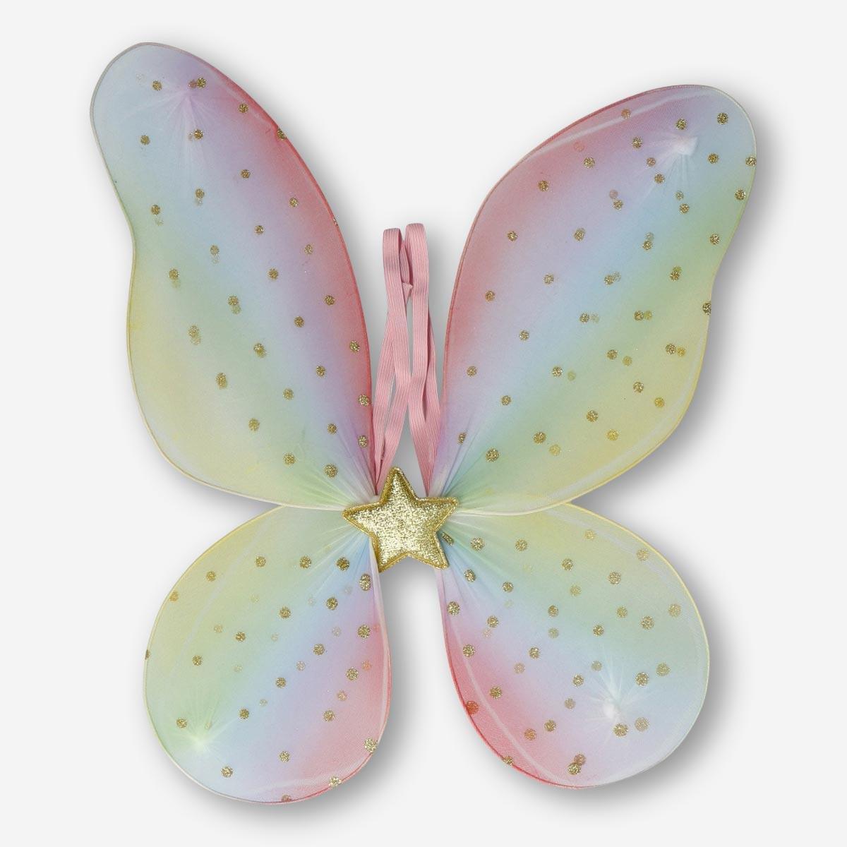 Multicolour elastic butterfly wings