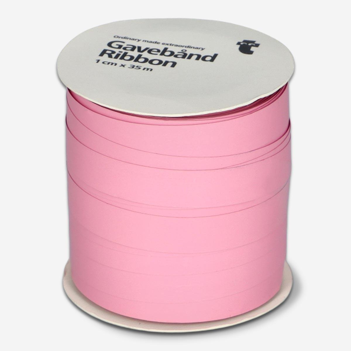 Pink wrapping ribbon