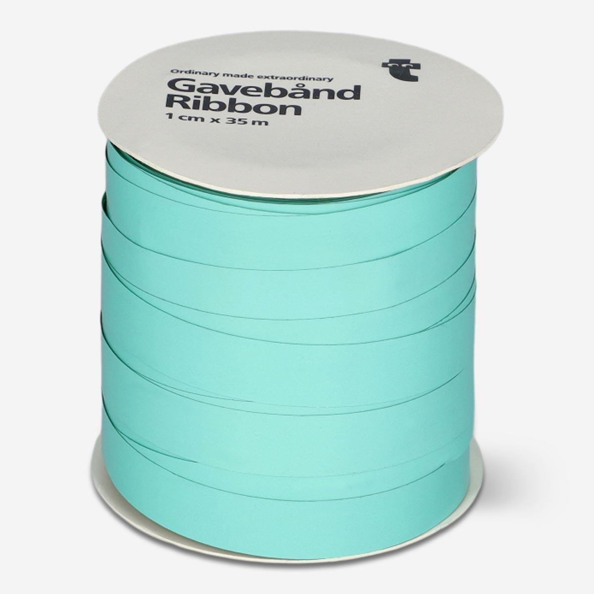 Turquoise wrapping ribbon