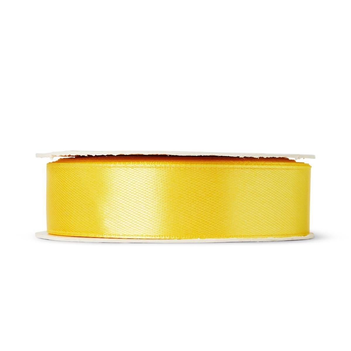 Yellow satin ribbon