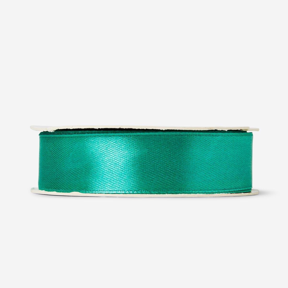 Green satin ribbon