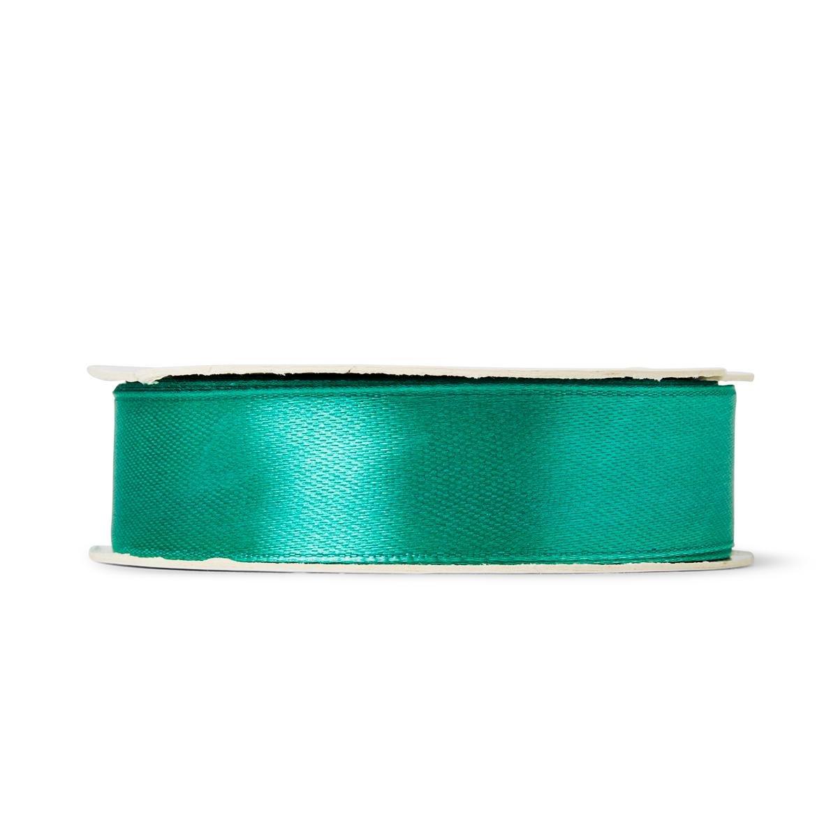 Green satin ribbon