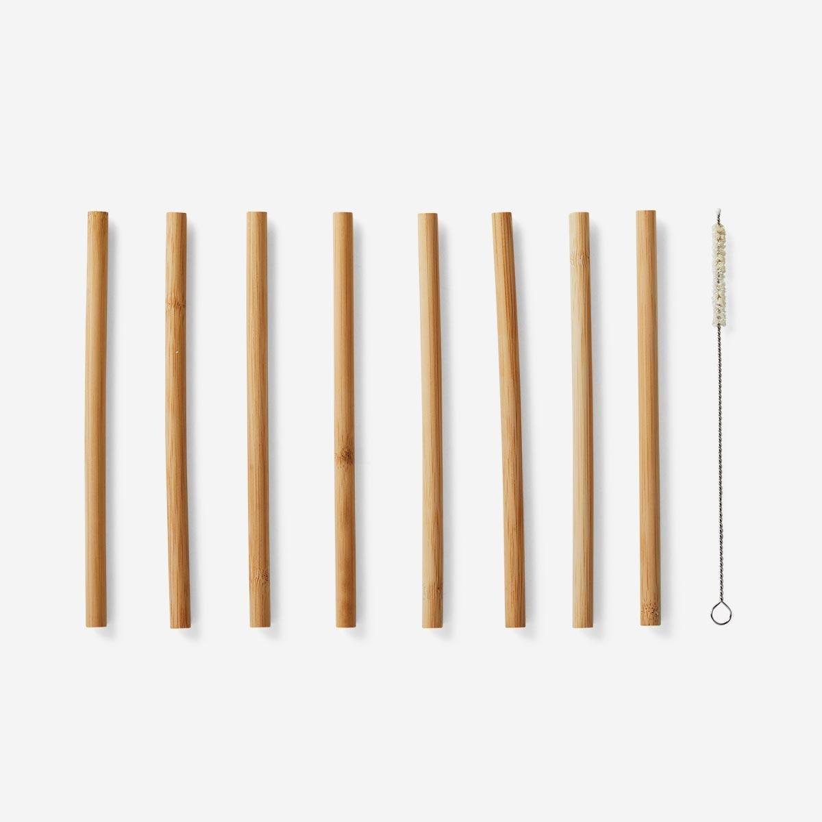 Reusable bamboo straws