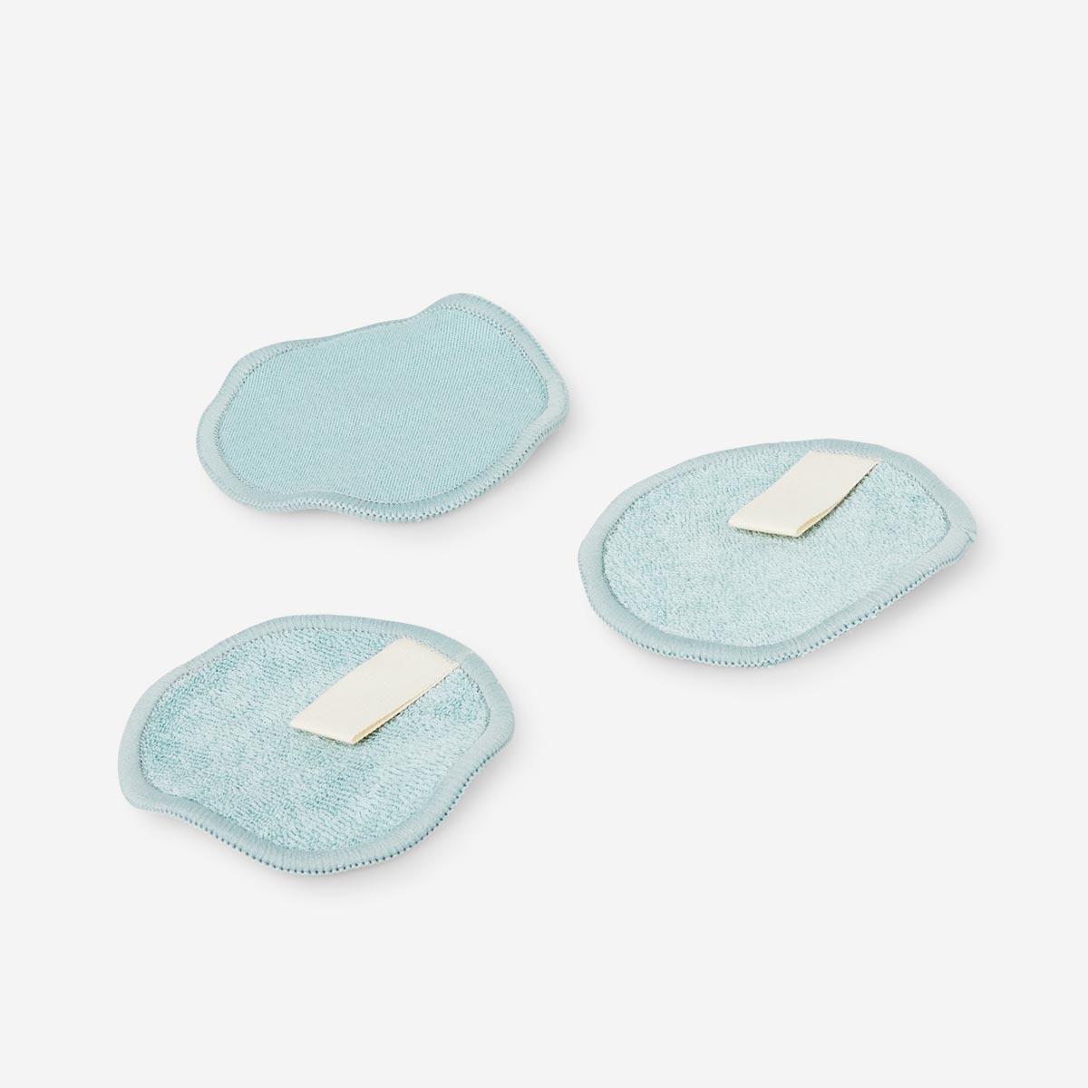 Blue cotton reusable pads