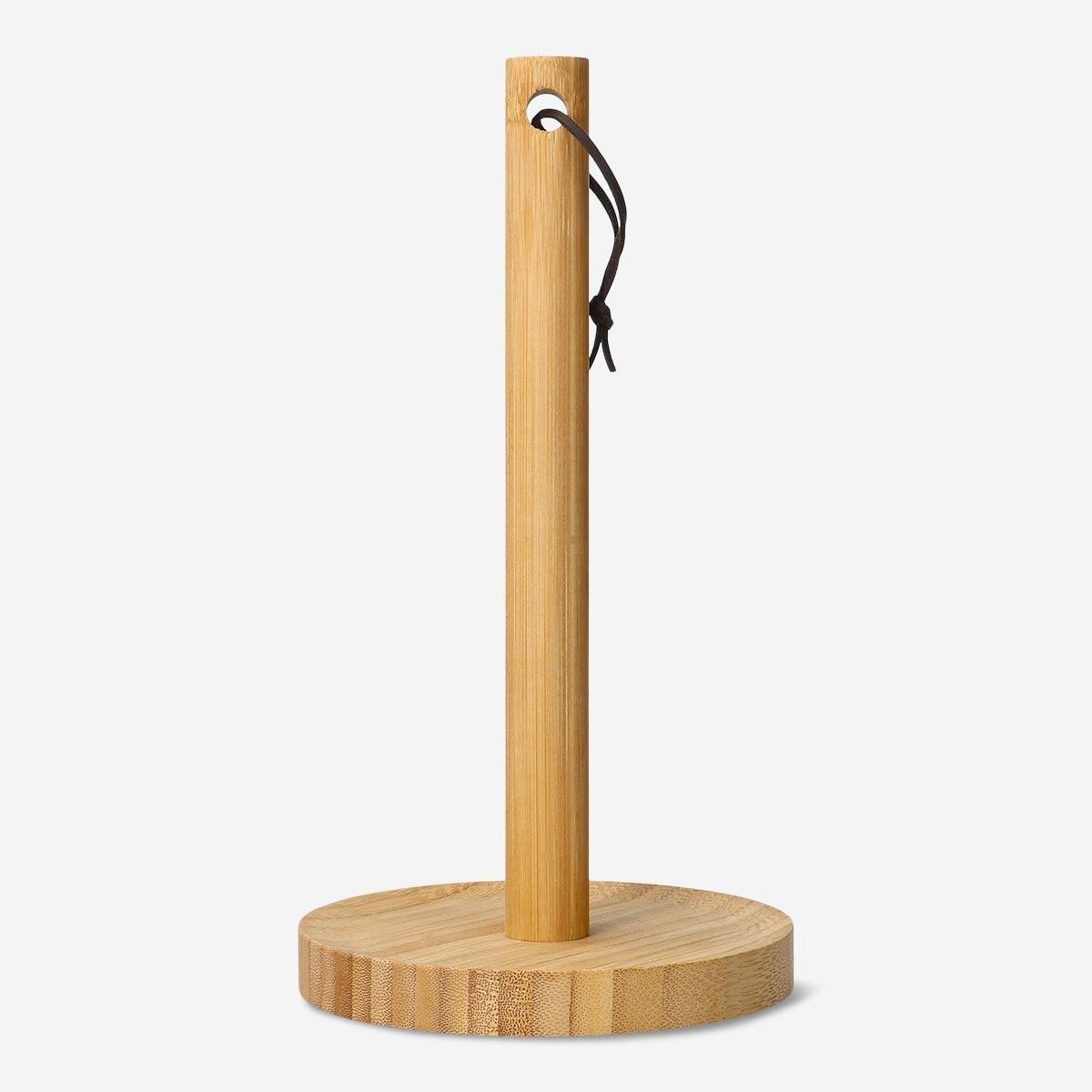 Wooden kitchen paper holder