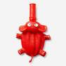 Red elephant rubber balloon animal