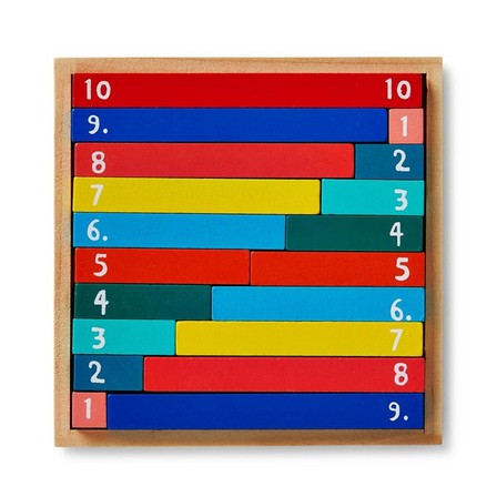 Multicolour math block puzzle