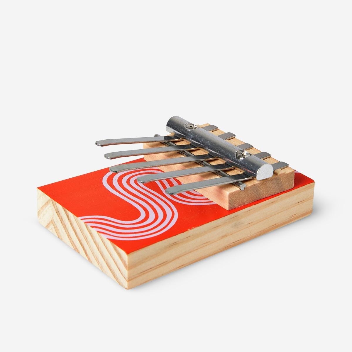 Red wooden kalimba