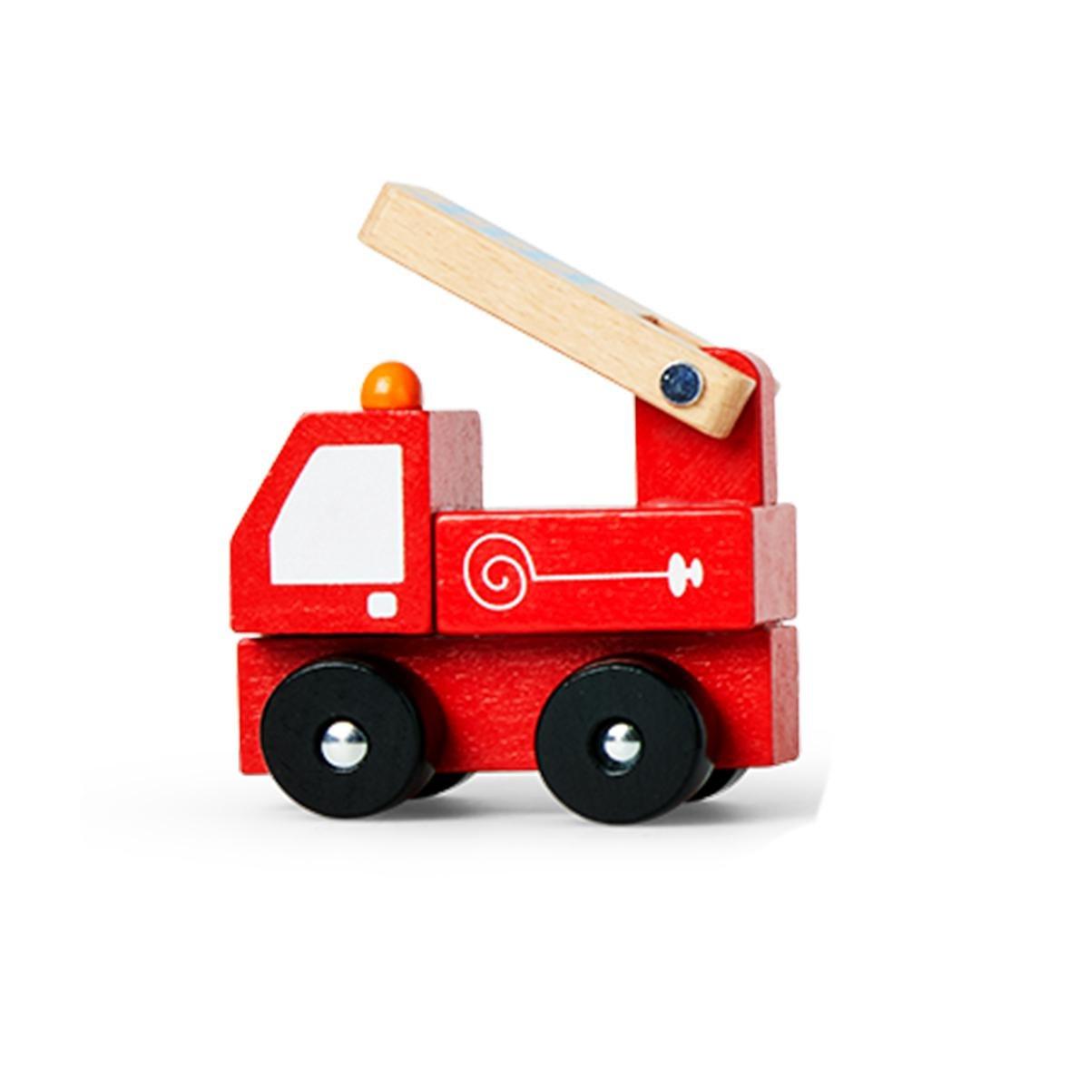 Red wooden fire engine
