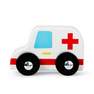 White ambulance car