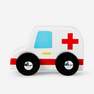 White ambulance car