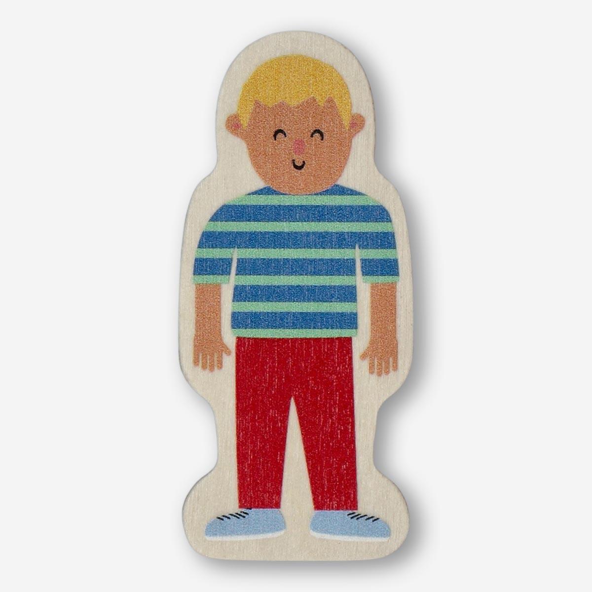 Multicolour Wooden doll