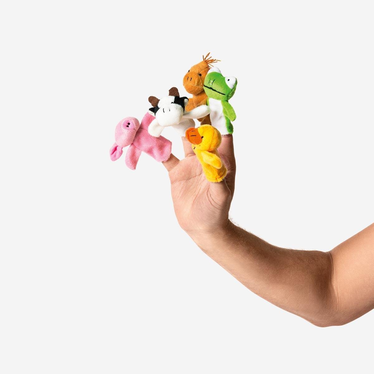 Multicolour Animal finger puppets