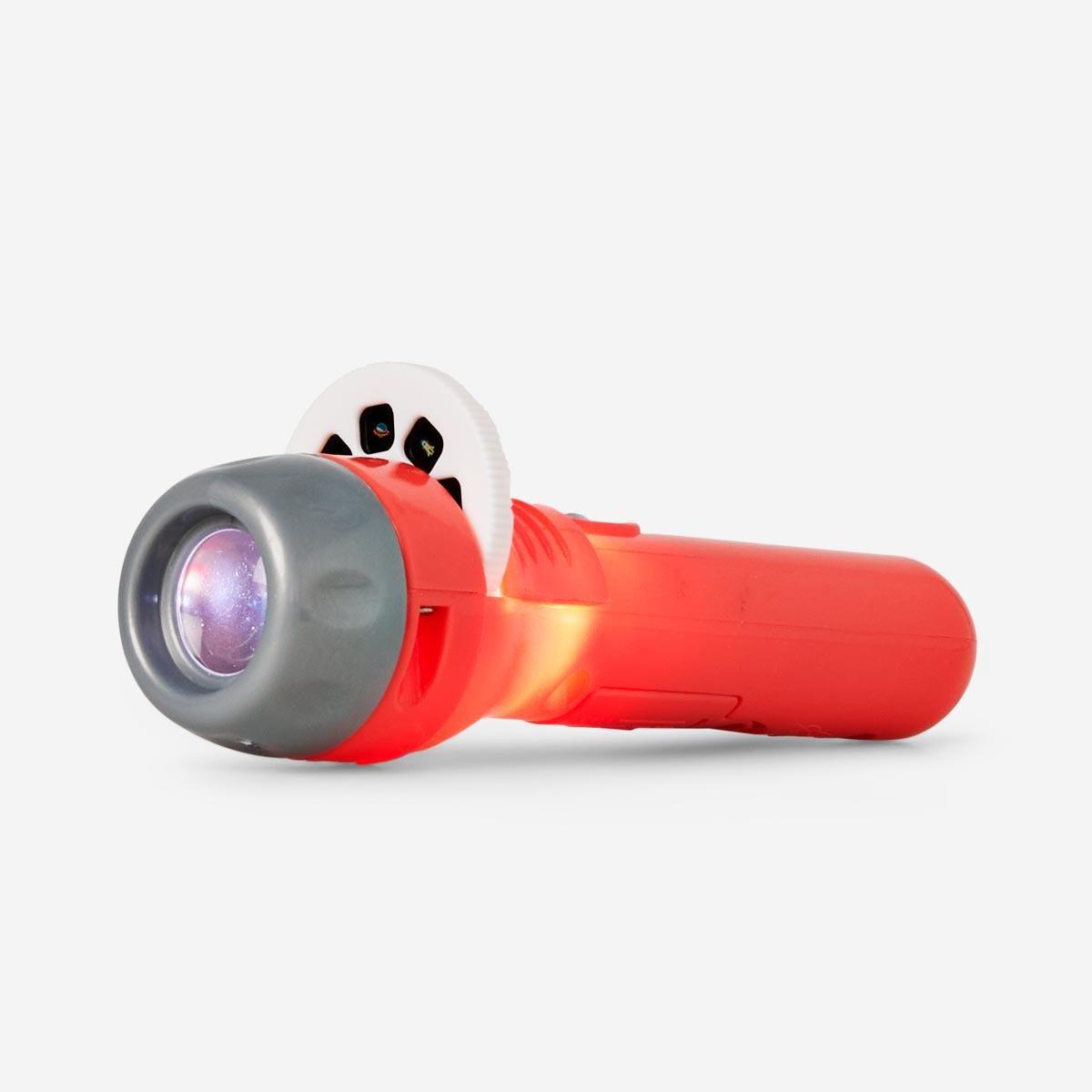 Red projector torch