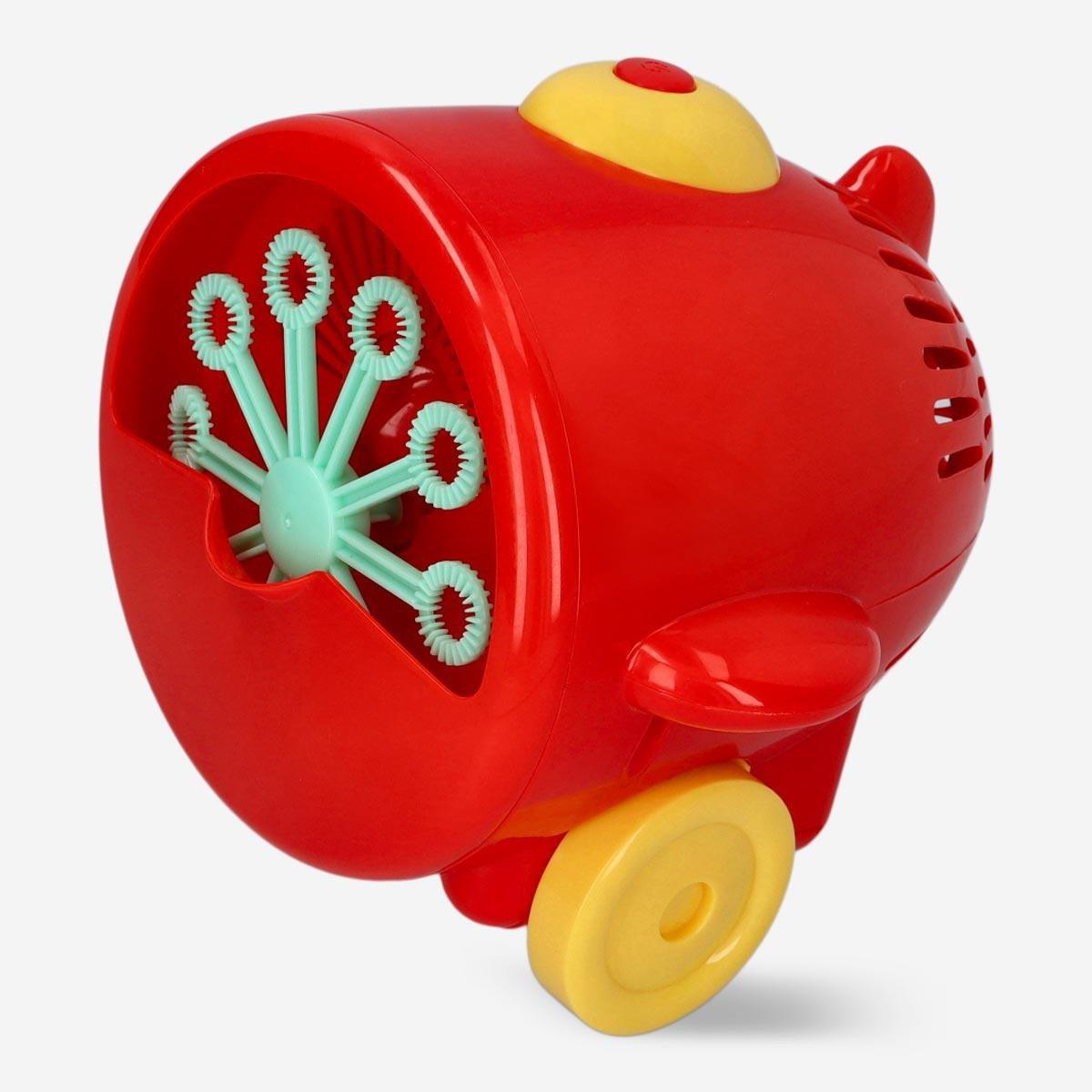 Red Soap Bubble Machine