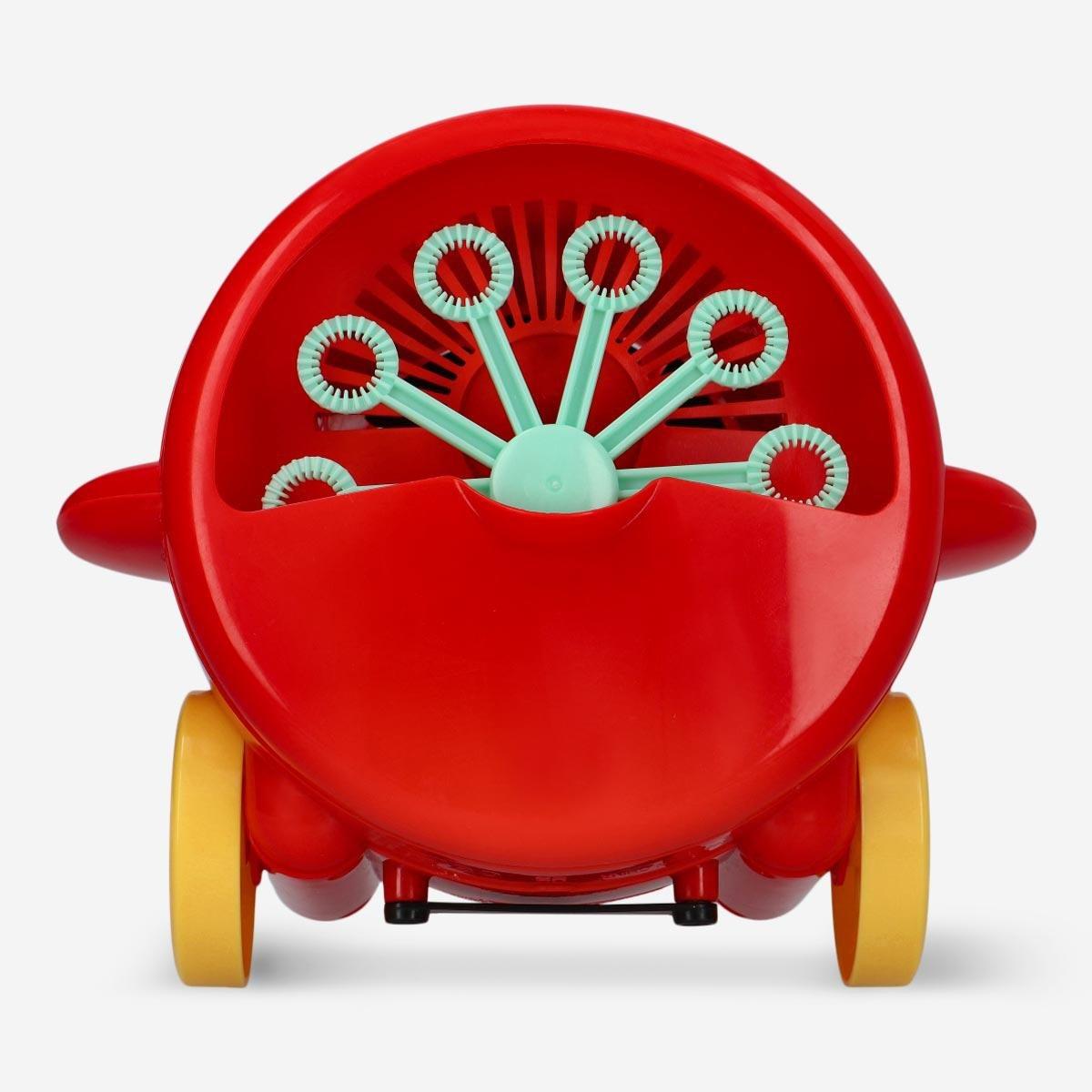 Red Soap Bubble Machine