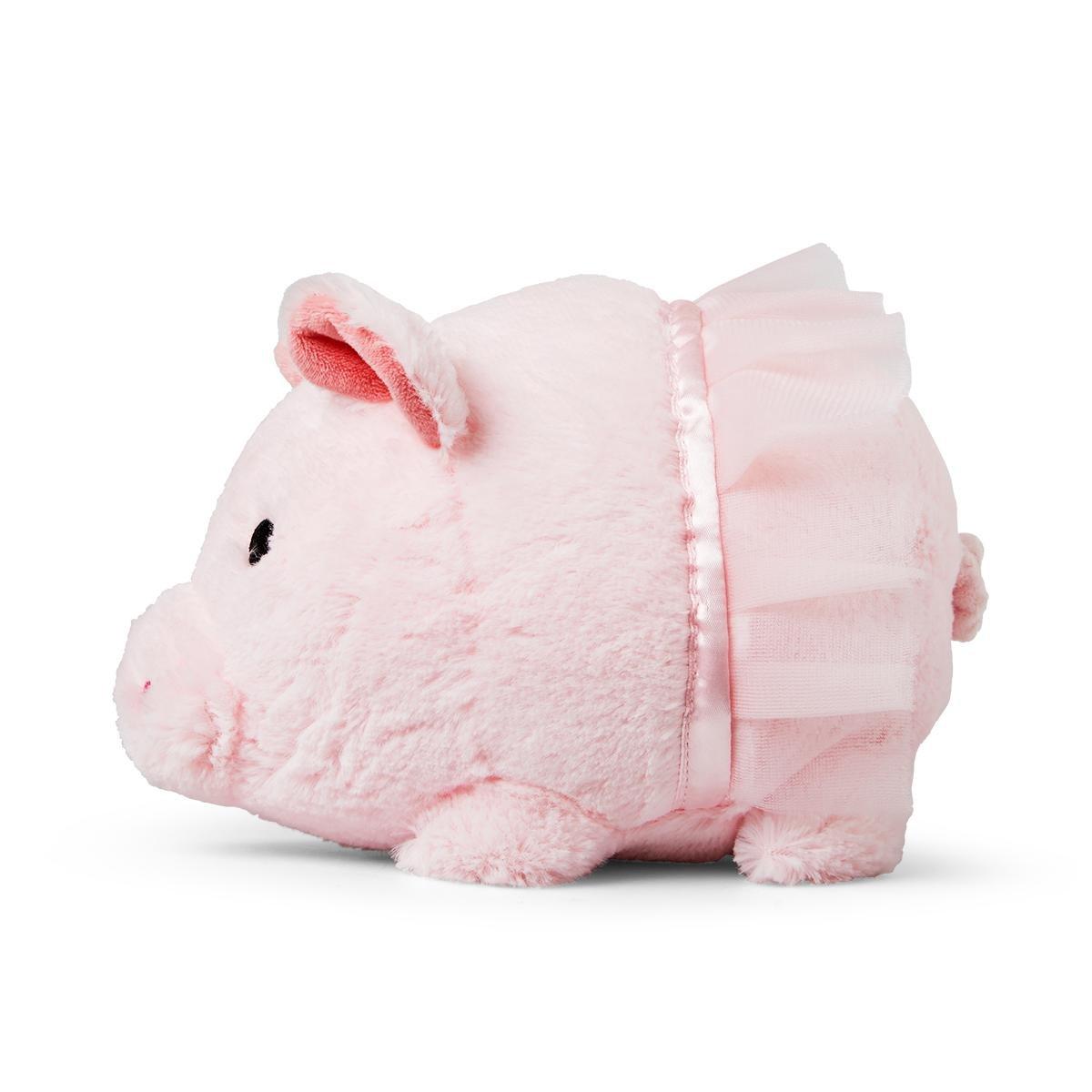 Pink pig in a tutu skirt soft plush