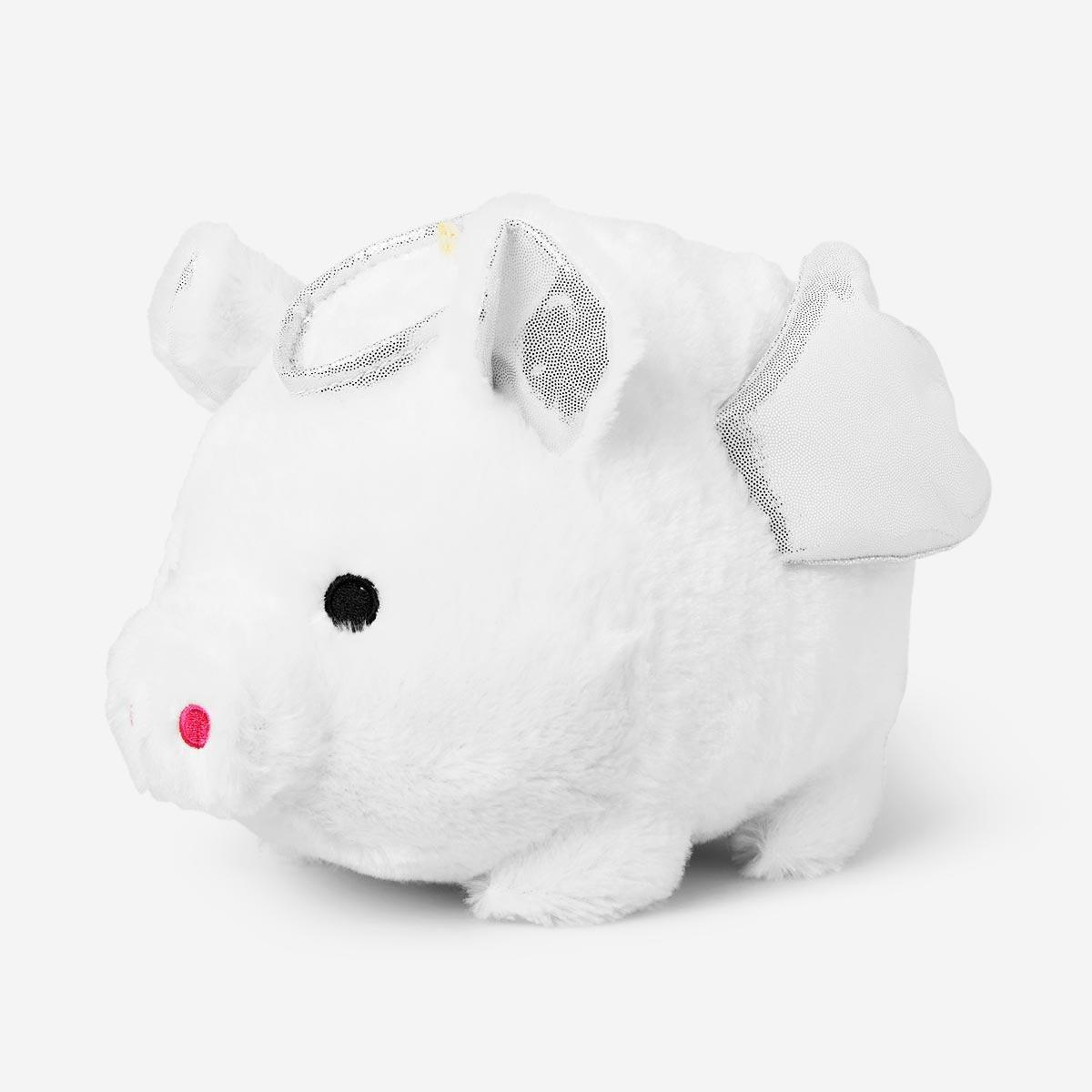 White angel pig soft plush