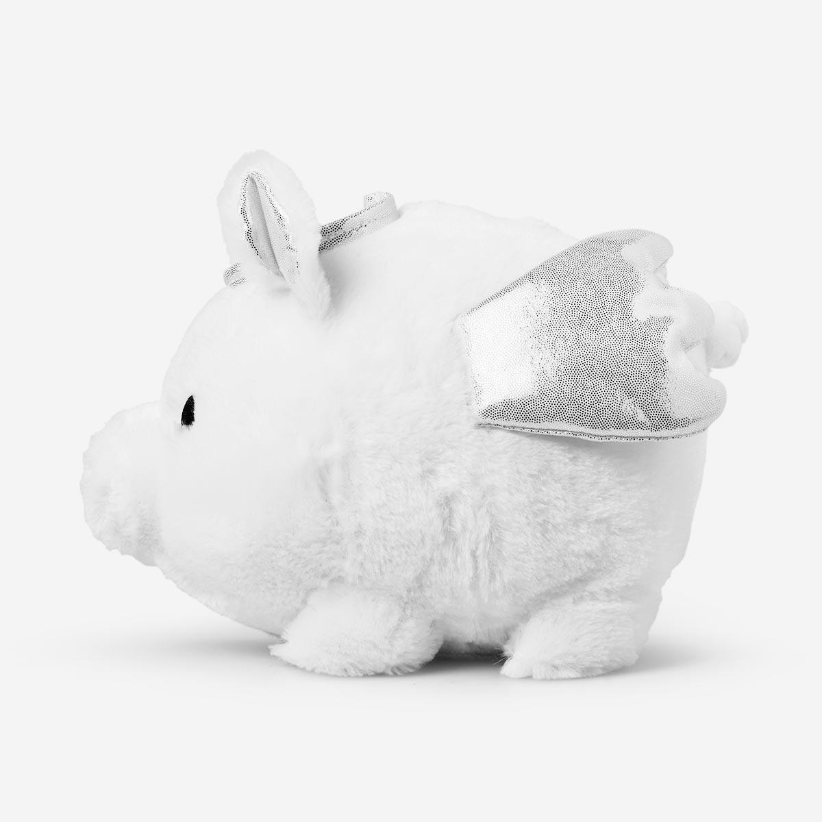 White angel pig soft plush