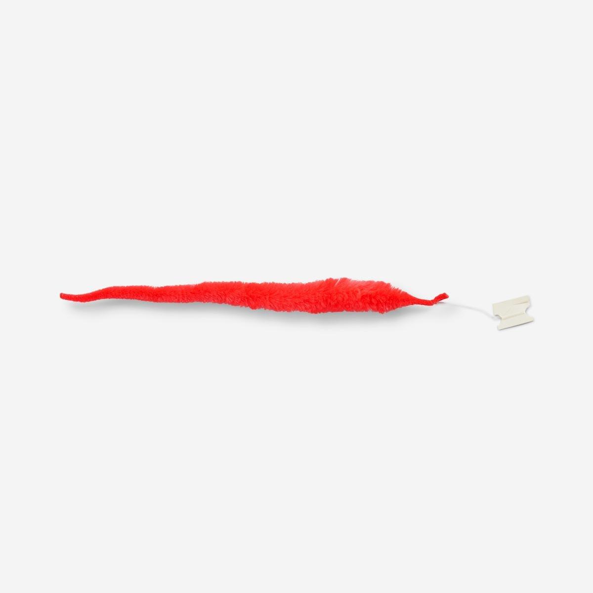 Red Furry Twisty Worm