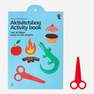 Blue activity book - learn to use scissors