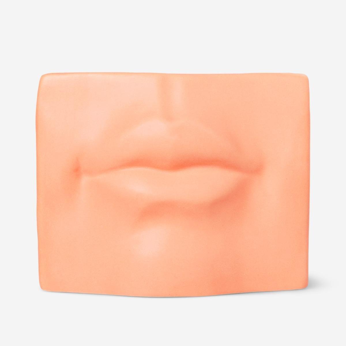 Orange lips vase