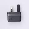 Black 2 usb ports wall charger