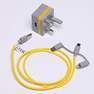 Yellow grey phone wall charger
