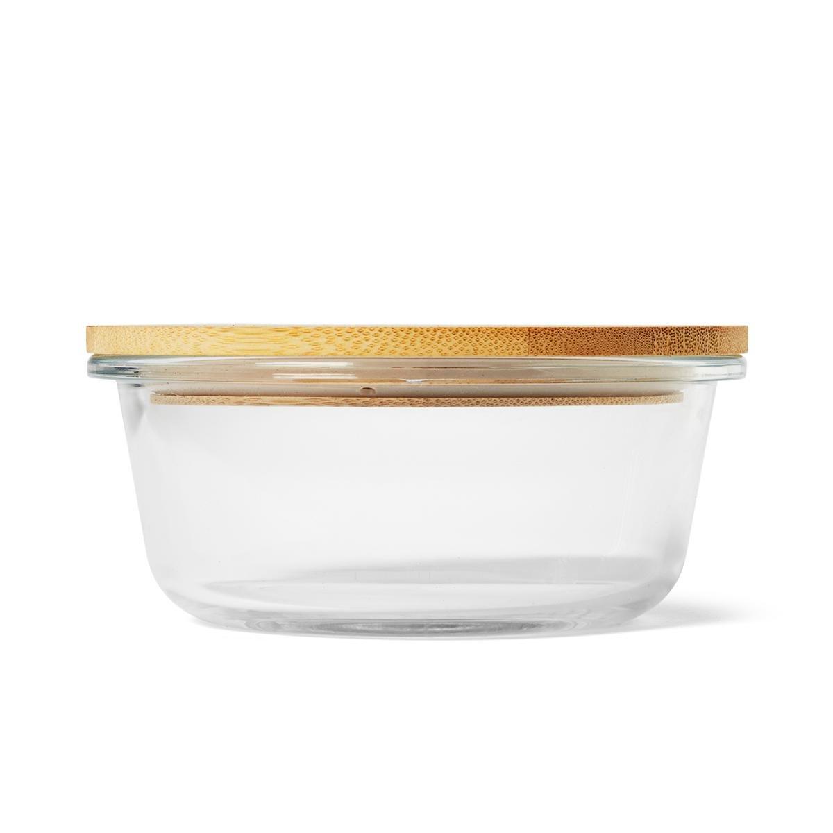 Glass food storage. 13 cm