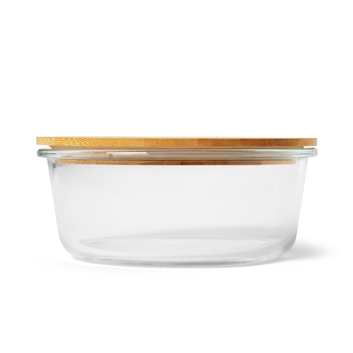 Glass food storage. 17 cm