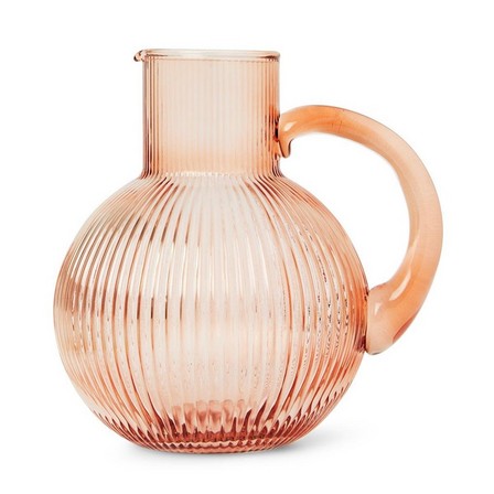 Orange glass jug