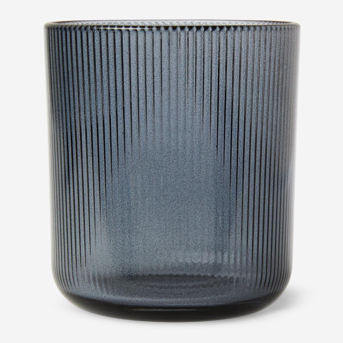 Grey drinking glass