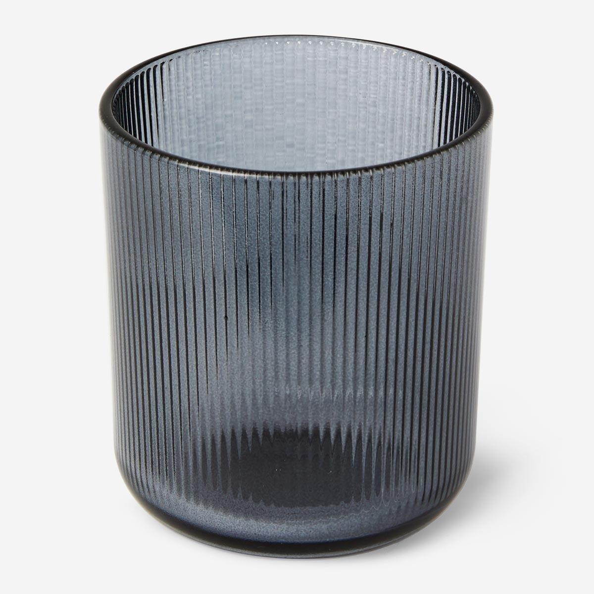 Grey drinking glass