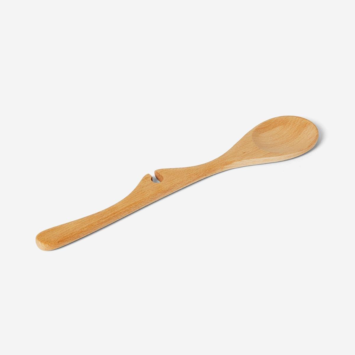 Wooden cooking spoon