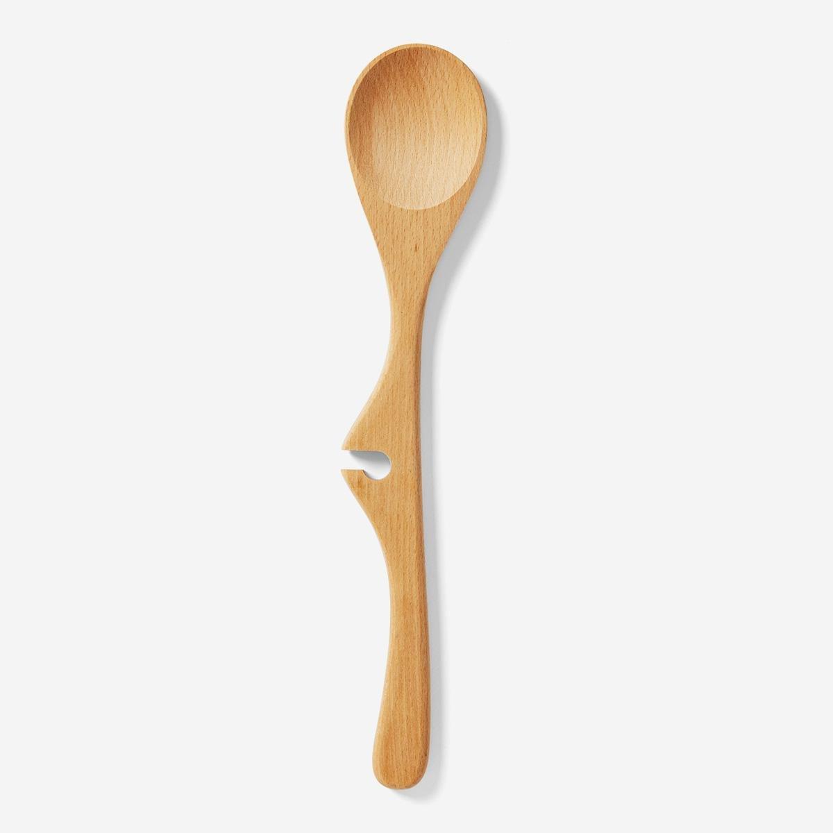 Wooden cooking spoon