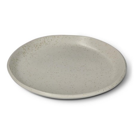 Grey stoneware plate. 20 cm