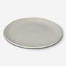 Grey stoneware plate. 25 cm