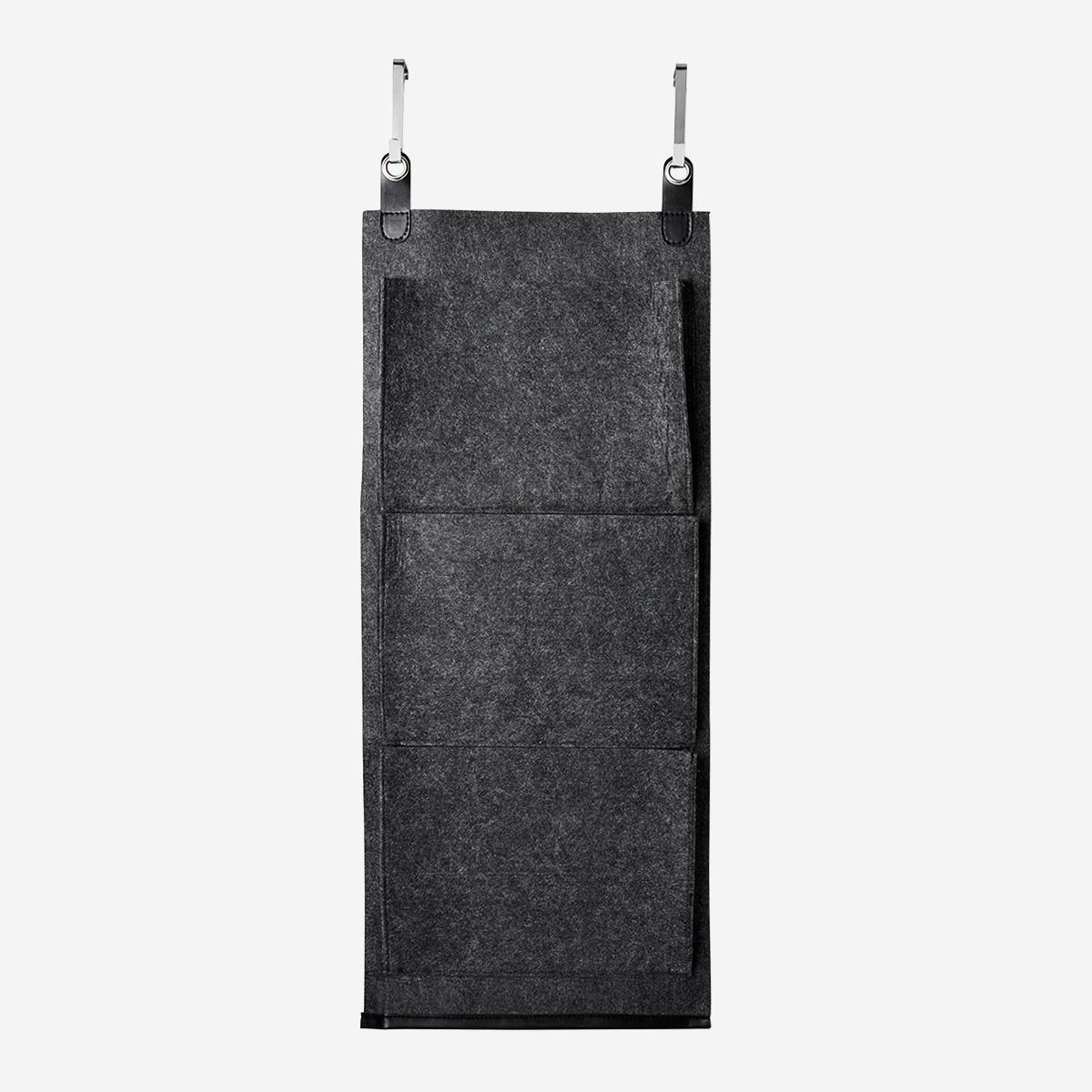 Black over a door hanging organiser