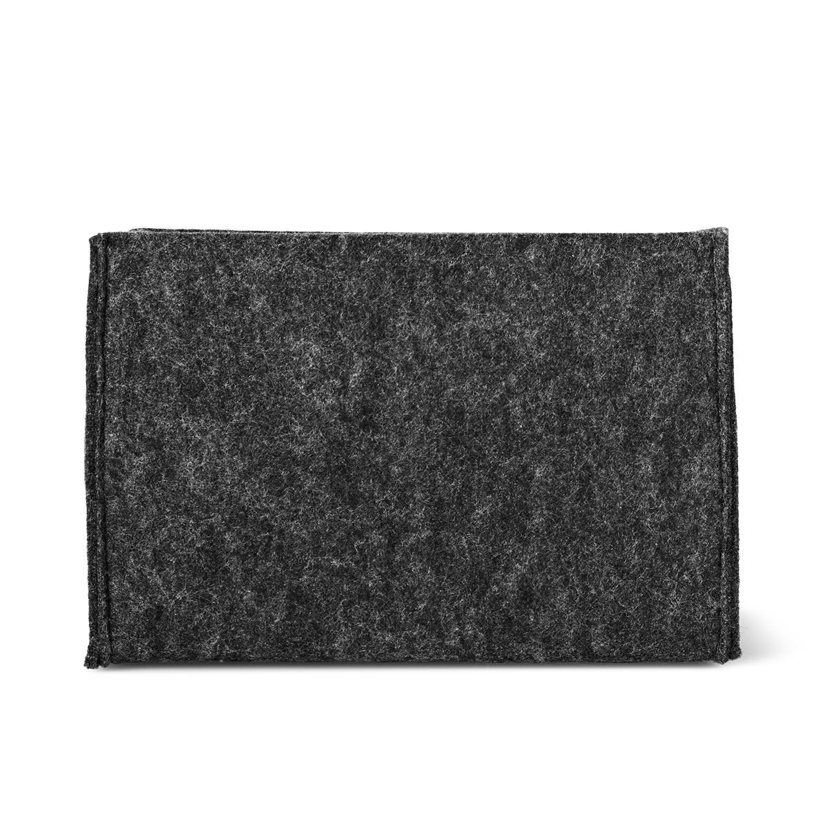 Grey rectangle felt storage pocket