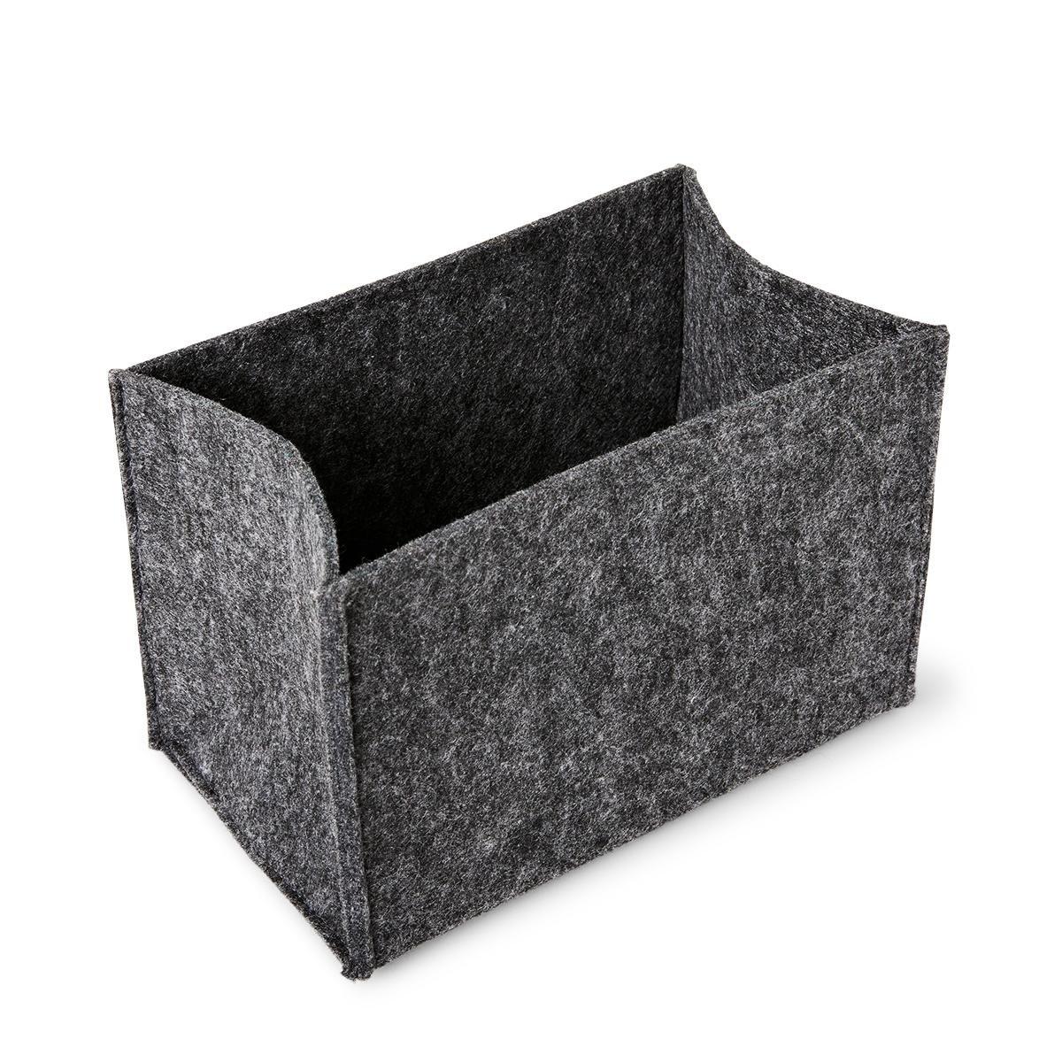 Grey rectangle felt storage pocket