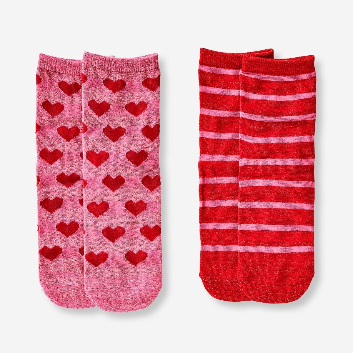 Red gift socks. size 36-38
