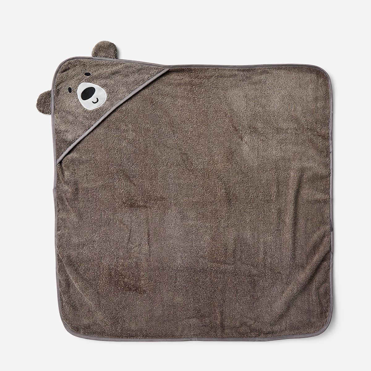 Brown bear bath set