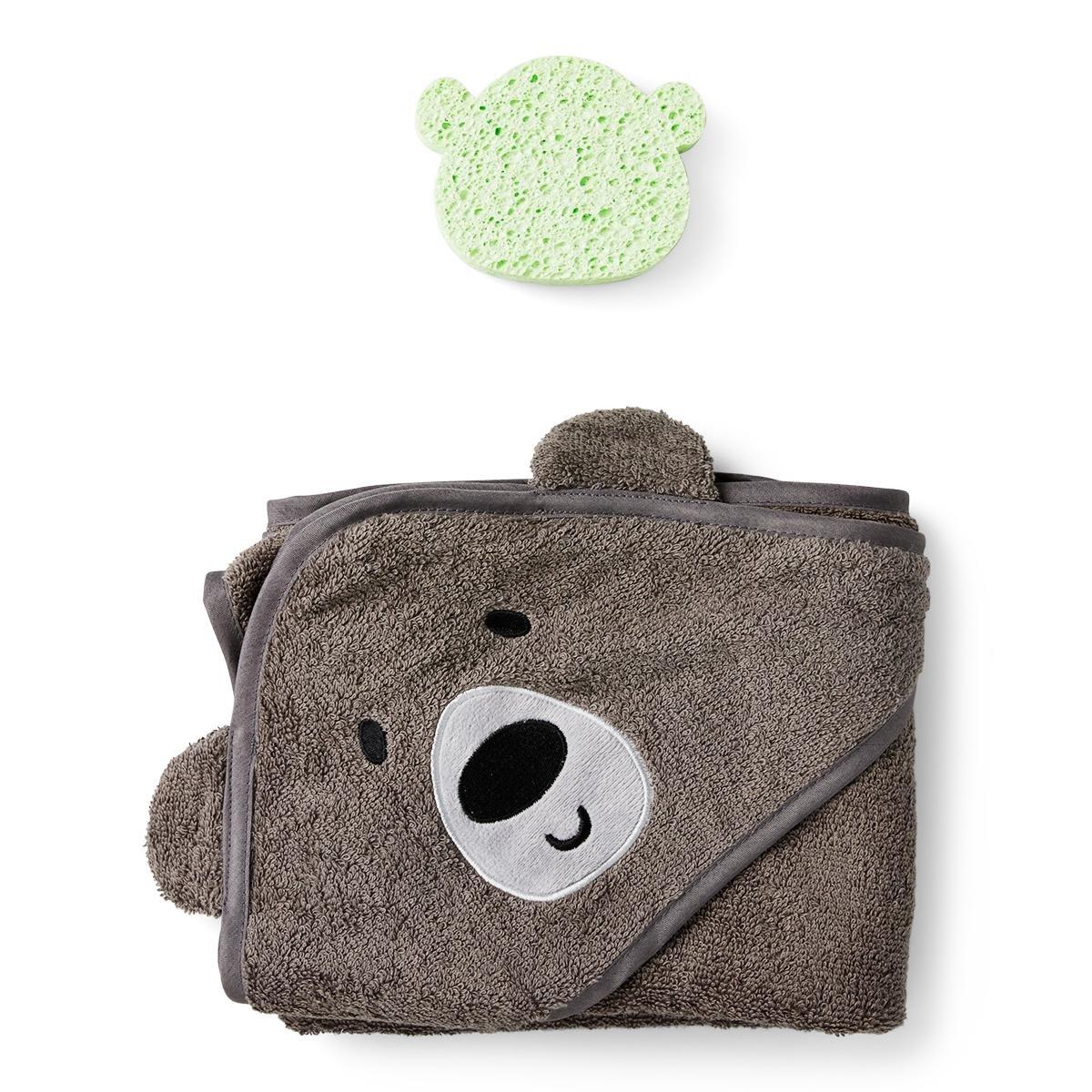Brown bear bath set